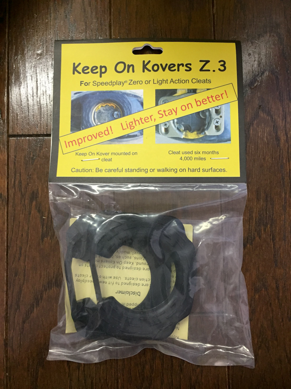 keep on kovers Z.3　スピードプレイ専用　耐久性UP　穴開きクリートカバー
