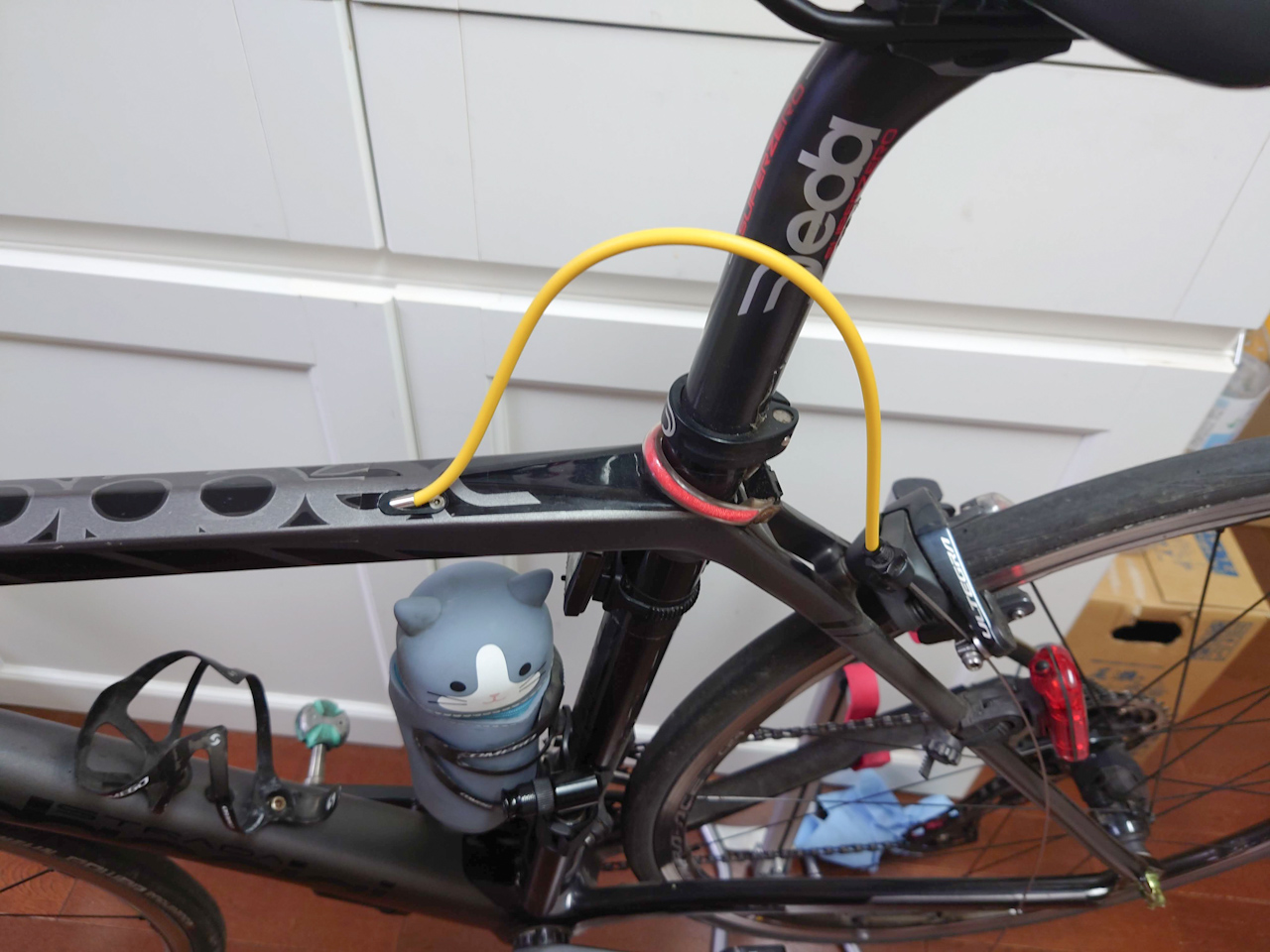 自転車 ワイヤー エンドキャップ パープル 10個 ブレーキ シフト ケーブル