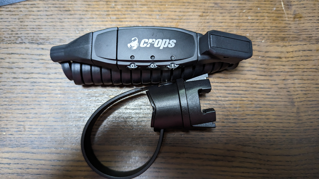 自転車の鍵にCROPSのK3-BIROを買ってみました